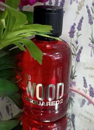 Туалетна вода для жінок dsquared2 wood red pour femme 100 мл тестер1 фото