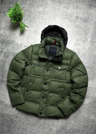 Мужской пуховик tommy hilfiger down nylon puffer jacket!1 фото