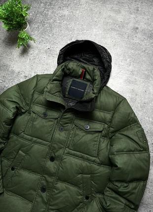 Мужской пуховик tommy hilfiger down nylon puffer jacket!3 фото