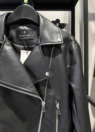 Куртка в байкерському стилі, косуха з еко шкіри8 фото