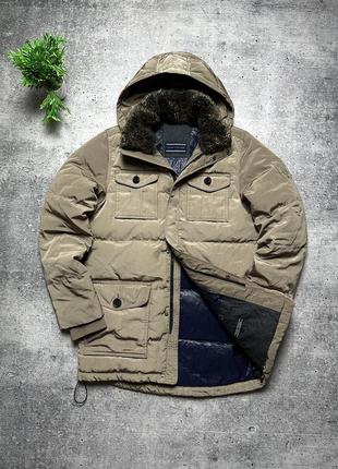 Мужской пуховик tommy hilfiger down nylon puffer jacket!2 фото