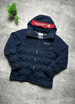 Мужской пуховик columbia omni-heat down puffer jacket!