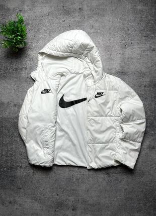 Женская куртка/ пуховик nike reversible down jacket