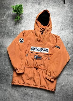 Мужская куртка napapijri skidoo teflon voyage vintage insulated anorak!