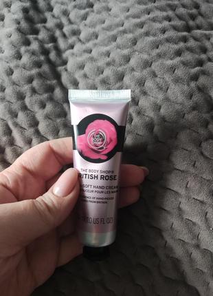 Крем для рук british rose the body shop1 фото