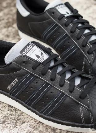 Мужские кроссовки черные adidas superstar b255643 фото