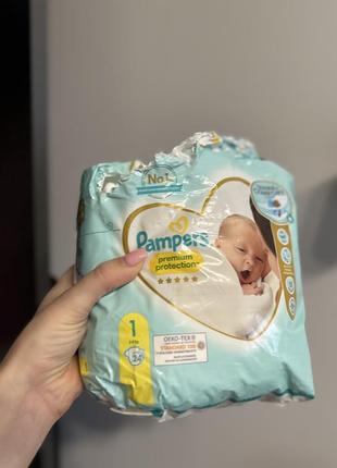 Pampers premium protection підгузки