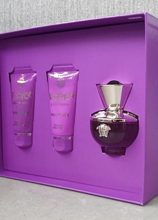 Versace pour femme dylan purple подарочный набор для женщин (оригианл)