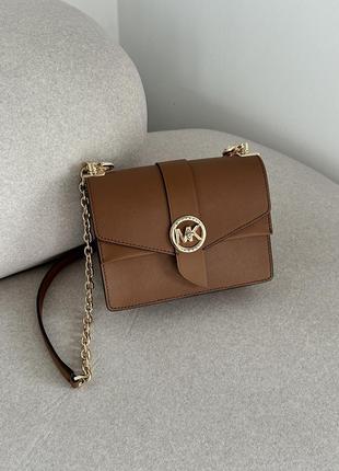 Сумка брендова michael kors greenwich mini шкіра оригінал на подарунок дружині/дівчині