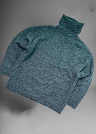 Шерстяной свитер под горло, оверсайз