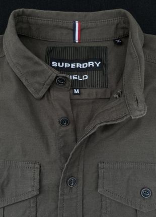 Рубашка superdry/британия, коттон, мужская р.м новая2 фото