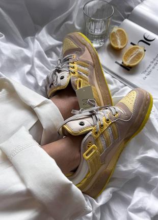 Кроссовки adidas forum bud bunny yellow1 фото