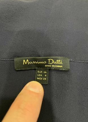 Блуза с бантом massimo dutti рубашка4 фото