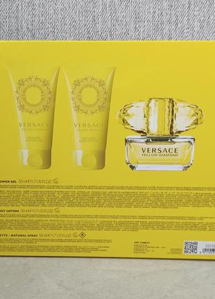 Versace yellow diamond подарочный набор для женщин (оригинал)3 фото