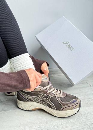 Кроссовки asics#h2160 - dark taupe6 фото