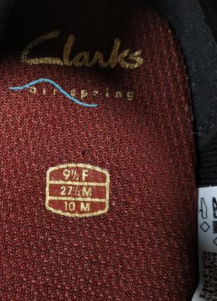 Шкіряні дитячі туфлі броги на пряжці clarks оригінал, розмір 27.59 фото