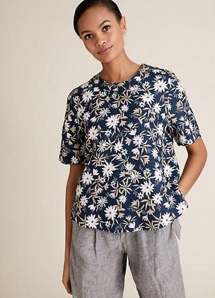 Лляна сорочка m&s collection