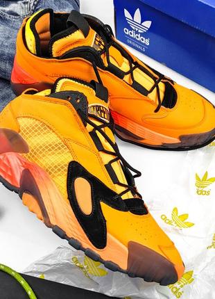 Adidas streetball flash orange 🆕 мужские кроссовки адидас 🆕 оранжевые