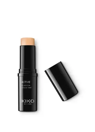 Тональная основа в стеке kiko active foundation 4,5