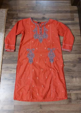 Туника сари вышиванка нюанс 12-13 лет