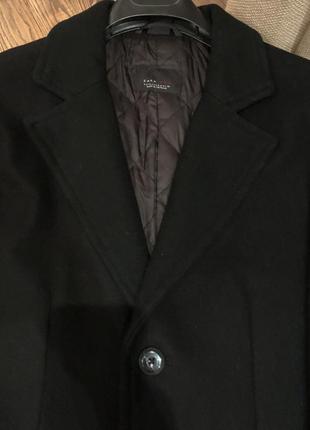 Мужское пальто zara, p.m2 фото
