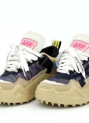 Off-white odsy-1000 sneaker 🆕 женские кроссовки офф вайт 🆕 бежевый