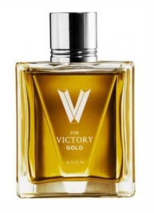 Туалетна вода v for victory gold avon 75 мл4 фото