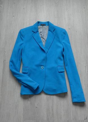 Яркий голубой пиджак
