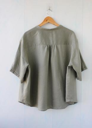 Льняная блуза monsoon в стиле бохо  , лен5 фото