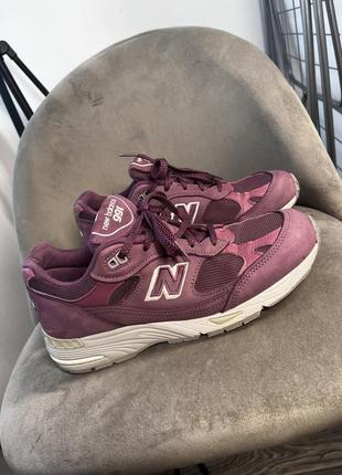 Взуття кроси new balance 991 v 1 kith purple made in england