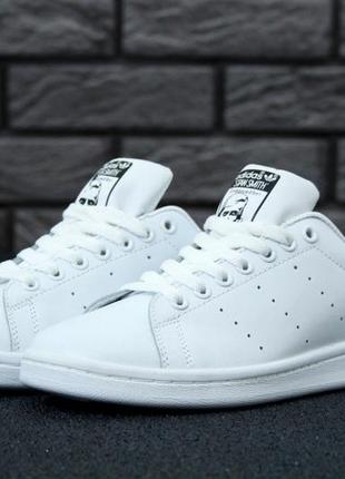 Adidas stan smith white/black 🆕 жіночі кросівки адідас 🆕 чорний/білий
