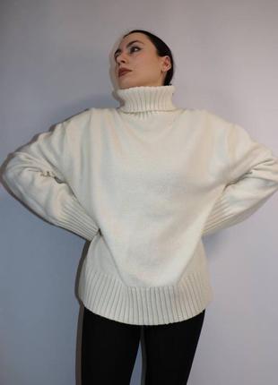 Теплі вовняний светр із горлом від h&amp;m4 фото