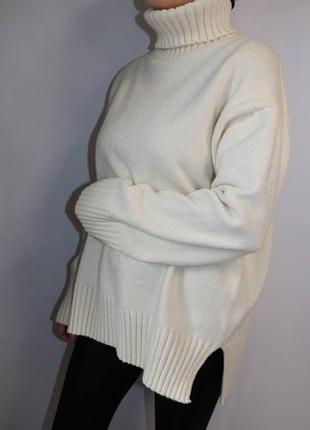 Теплі вовняний светр із горлом від h&amp;m