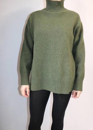 Теплый шерстяной свитер от h&m