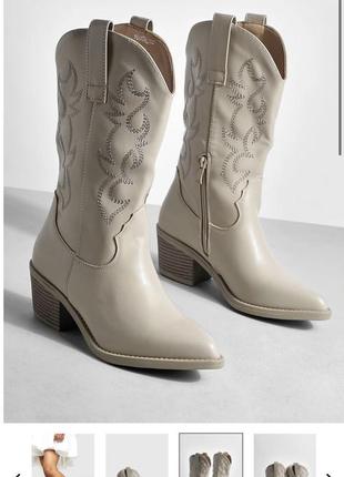 Boohoo сапожки женские козачки