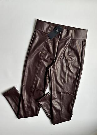 Кожаные леггинсы ф. mark&spencer р. м