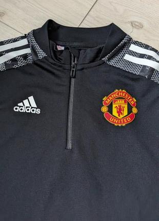 Спортивна кофта adidas prime blue manchester united3 фото