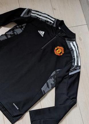 Спортивна кофта adidas prime blue manchester united2 фото