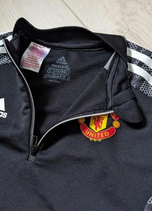 Спортивна кофта adidas prime blue manchester united9 фото