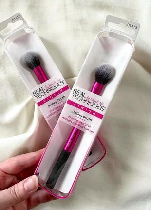Пензлик для обличчя real techniques setting brush