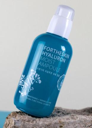 Зволожувальна ампульна сироватка для обличчя fortheskin hyaluron moist ampoule3 фото