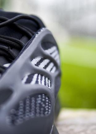 Adidas yeezy 700 v3 alvah black 🆕 чоловічі кросівки адідас ізі 700 🆕 чорні6 фото