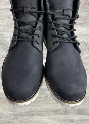 Levi’s cordura ботинки 44 размер кожаные чёрные оригинал4 фото