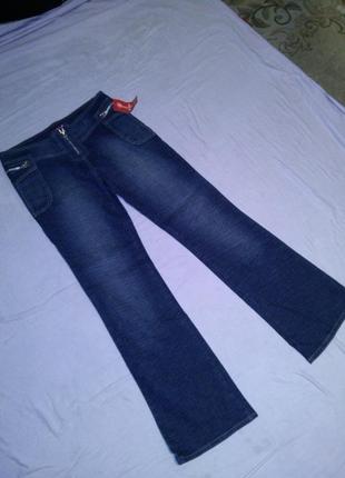 Нові,з етикеткою,стрейч,стильні джинси з потертостями та замками,на високу,jean parade7 фото