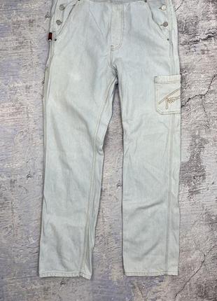 Tommy hilfiger jeans комбінезон з світлого деніму розмір s6 фото
