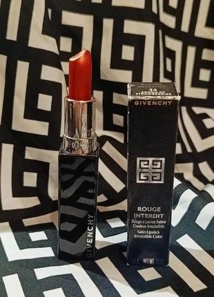 Помада givenchy rouge interdit2 фото