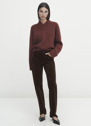 Брюки брюки вельветовые massimo dutti