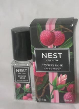 Роликовый парфюм nest new york lychee rose eau de parfum deluxe size 3 мл