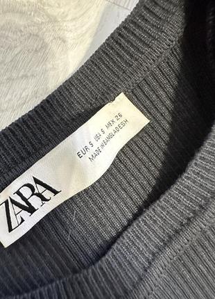 Гольф в рубчик, светр zara s8 фото