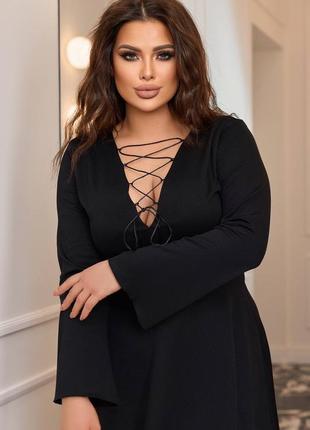 👗 трендова сукня шнурівка